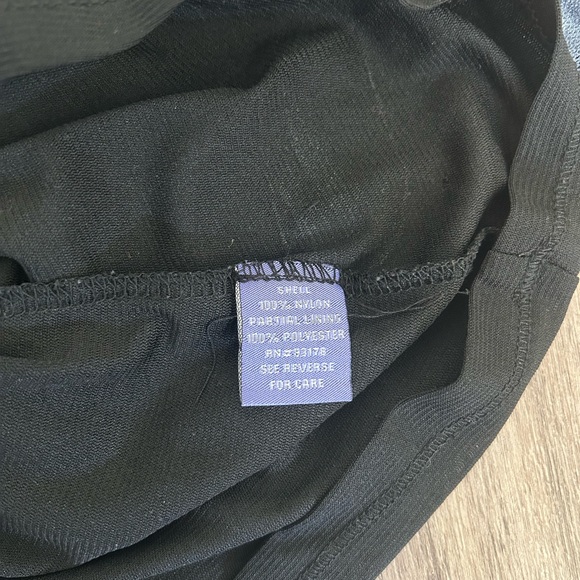 Vintage Vivienne Tam Blue and Purple waterfall Mesh Top - Picture 6 of 7